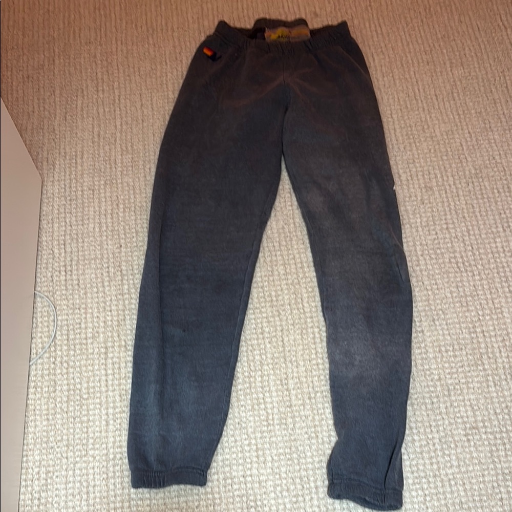 Girls adorable aviator nation sweatpants